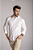 Camisa Branca Manga Longa - Gola Italiana - Imagem 1