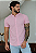 Camisa Rosa Bebê Gola Padre - Manga Curta - Imagem 1
