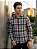 Camisa Xadrez Cinza Flanela - Manga Longa - Imagem 3