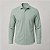 Camisa Verde Menta Manga Longa Slim - Gola Italiana - Imagem 4