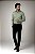 Camisa Verde Menta Manga Longa Slim - Gola Italiana - Imagem 3