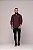 Camisa Marrom Café Manga Longa Slim - Gola Italiana - Imagem 3
