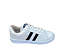 TENIS SUA CIA BRANCO TIRAS PRETAS - Imagem 1