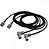 Cabo Coaxial E1 (0,4/2,5 75 Ohms) BNC-Macho X IEC-Macho Com 2 Metros - Imagem 1
