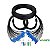 Cabo Óptico Multifibras Simplex ou Duplex, Com Polimento PC/UPC/APC, Com Conectores LC/SC/FC/ST/LSH (E2000) e Revestimento COG ou LSZH - Imagem 3