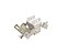 Conector Keystone Jack Blindado RJ45 Cat6a Fêmea 8X8 90º Para Cabo de Rede 10 Unidades - Seclan - Imagem 4