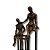 Escultura Conversando nas Alturas Abstrata duas pessoas em resina - Imagem 4