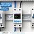 Medidor de Energia Monofáfico Inteligente Wifi c/ Timer 63A Safiratec TY63 - Imagem 4