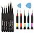 Kit 6 Pinças Antiestáticas ESD + 5 Chaves de Precisão Para Manutenção de Celular Smartphone Notebook Eletrônica - Imagem 1