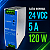 Fonte Chaveada 24V 5A 120W para Trilho DIN NDR-120-24 Safiratec - Imagem 3