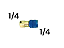 Adaptador Zl 2*1/4fêmea Com Oring, Allen E Acionador. - Imagem 1