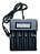Carregador Quadruplo Lcd Bateria 18650, 16340, 14500, 26650 - Imagem 1