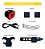 Lanterna Traseira Bike Brake Light 22 Leds Usb Sensor Freio - Imagem 5