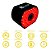 Lanterna Traseira Bike Brake Light 22 Leds Usb Sensor Freio - Imagem 4