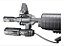 Lanterna Luz Branca Suporte - Carabina Airsoft Trilho Rifle - Imagem 8