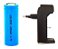 Kit Bateria 18490 18500 3,7v 1200mah Li-ion + Carregador - Imagem 3