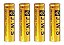 Carregador + 4 Baterias 14500 3.7v 6800mah Lanterna Tática - Imagem 2