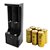 Carregador Duplo + 6 Baterias Gold 16340 Cr123a Recarregável - Imagem 1
