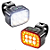 Kit Farol e Lanterna Traseira Bike 6 Leds Recarregável USB - Imagem 1