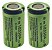 2 Baterias 18350 Original 4,2v Lanterna Tática 1.500mah Melhor - Imagem 3