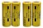 Kit 4 Baterias 18500 3,7v 1200mah Li-ion - Imagem 3