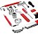Maleta Kit Ferramenta Bike C/44 Peças Mtb Speed Profissional - Imagem 4