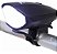 Farol Led Bike C/ Buzina Bicicleta Recarregável Usb - Preto - Imagem 2