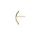 Brinco Ear Hook Côncavo Diamantes - Imagem 4