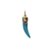 Pingente Dente de Sabre Turquesa e Rubi - Imagem 1