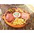 Kit 3 Peças Tábua de churrasco + petisqueira + Tridente + Brinde para servir personalizada Nome - Imagem 3