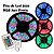 Fita Led Rgb 3528 Rolo 5 Metros 300 Leds Silicone Dupla Face Ip65 Várias Cores Prova Dágua Bivolt + Controle Sem Fonte 2a - Imagem 1