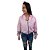 Jaqueta Blusa feminina Corta Vento Com Capuz Moda Outono Inverno - Imagem 3
