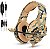 Fone De Ouvido Gamer Onikuma K1-b Camouflage Yellow Soldier k1b ps4 ps5 pc xbox-one - Imagem 1