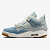 Tênis Air Jordan 4 Denim Worn Blue Jeans Azul - Imagem 3
