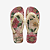 Chinelo Dolce&Gabbana x Havaianas Top Florals Rosa Ballet - Imagem 1