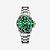 Relógio LAARVEE PEA001 Silver Precision Steel Green Bezel Green Dial - Imagem 1