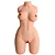 Masturbador MaMasturbador Masculino em Formato de Corpo Feminino com Vagina e Anûs Sexy Importsculino Maig  Meio Corpo com dois Orifícios Sexy Import - Imagem 1