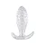 Plug Anal em Silicone com Textura de Bolinha 9x3cm Sexy Import - Imagem 1