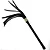 Chicote com Haste Preto Dominatrixxx - Imagem 1