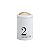 Lata porta condimentos Metalla N2 Branco 1300 ml - Imagem 1