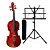 Kit Violino Eagle 1/2 VE 421 Estante Para Partitura e Case - Imagem 1