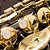 Kit Sax Alto Eagle SA500BG Estante Para Partitura Com Case - Imagem 2