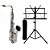 Kit Sax Tenor Eagle ST 503 N Estante Para Partitura e Case - Imagem 1