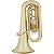 Tuba 3/4 de C/ 3 pistos Schieffer em Si Bemol Laqueada e case super luxo - JBBB-335L - Imagem 1
