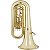 Tuba 3/4 de C/ 3 pistos Schieffer em Si Bemol Laqueada e case super luxo - JBBB-335L - Imagem 2