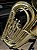 Tuba king 3/4 si bemol c/ 3 pistos laqueada (seminova) #966215 - Imagem 5