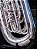 Tuba 5/4 HSTB1 c/ 4 pistos em Dó - banhada a prata (SEMINOVO) #TU1-10-04-26 - Imagem 8