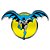 Placa Decorativa de Metal Batman, DC Comics - Yu Chi - Imagem 1