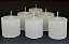 Caixa com 6 Velas Decorativas Cilíndricas 130 Gramas - Branca - Imagem 3