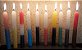 Vela Palito 15cm Bicolor - maço com 8 velas - Imagem 1